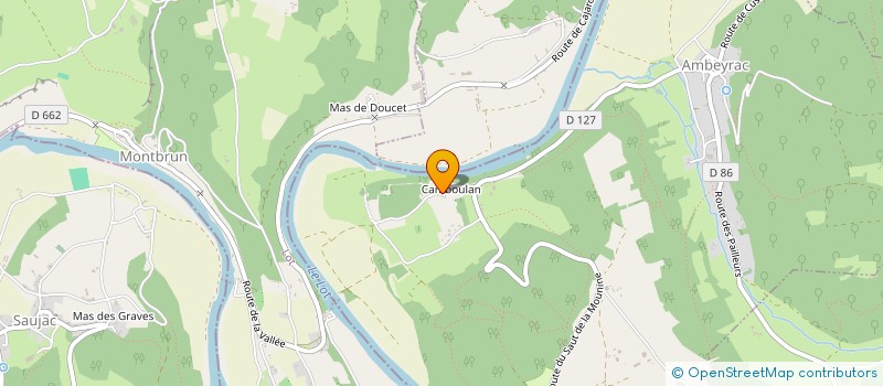 localisation de l'entreprise MONSIEUR CEDRIC MAURIES  AMBEYRAC