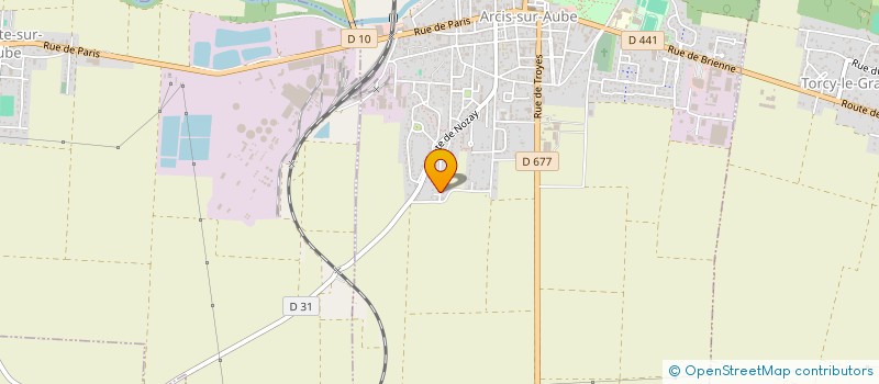 localisation de l'entreprise MONSIEUR CEDRIC MAY  ARCIS-SUR-AUBE