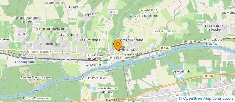 localisation de l'entreprise MONSIEUR CEDRIC MAZEIN  CHISSEAUX