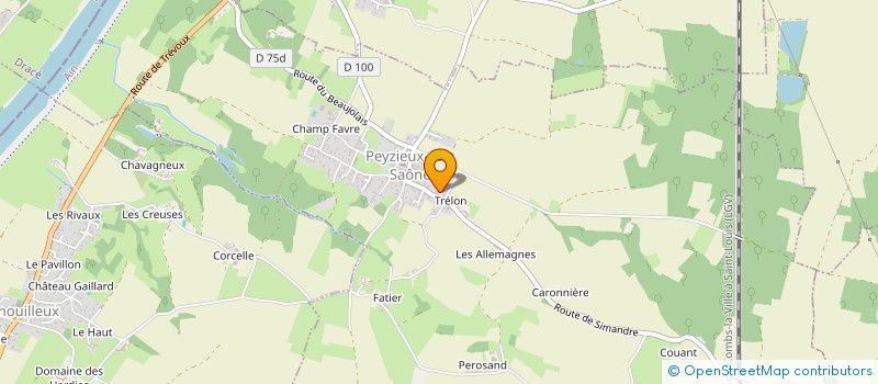 localisation de l'entreprise MONSIEUR CEDRIC MAZILLER à PEYZIEUX-SUR-SAONE