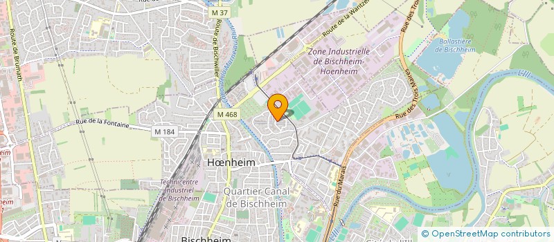 localisation de l'entreprise MONSIEUR CEDRIC MECKES  HNHEIM