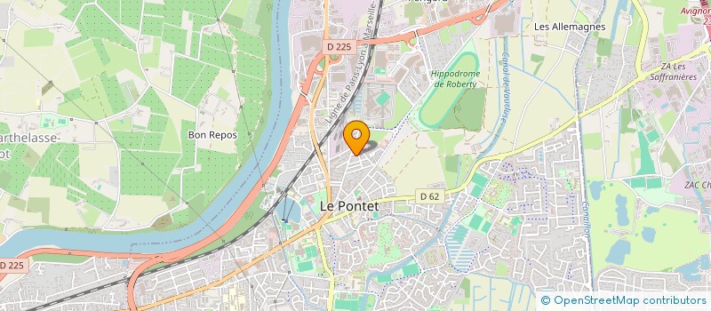 localisation de l'entreprise MONSIEUR CEDRIC MEILLER  LE PONTET