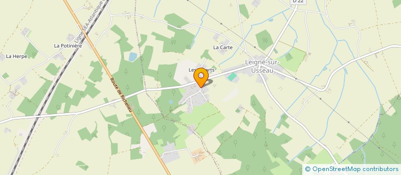 localisation de l'entreprise MONSIEUR CEDRIC MEKKI  LEIGNE-SUR-USSEAU