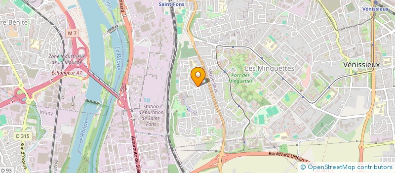 localisation de l'entreprise MONSIEUR CEDRIC MEKREZ  SAINT-FONS