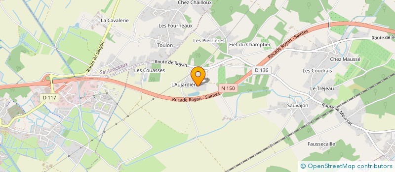 localisation de l'entreprise MONSIEUR CEDRIC MELLOT  SAINT-ROMAIN-DE-BENET