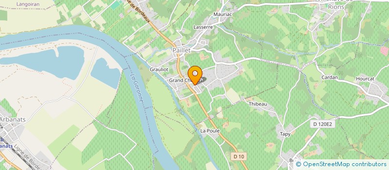 localisation de l'entreprise MONSIEUR CEDRIC MENARD à PAILLET