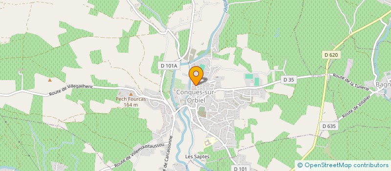 localisation de l'entreprise MONSIEUR CEDRIC MENASSI  CONQUES-SUR-ORBIEL