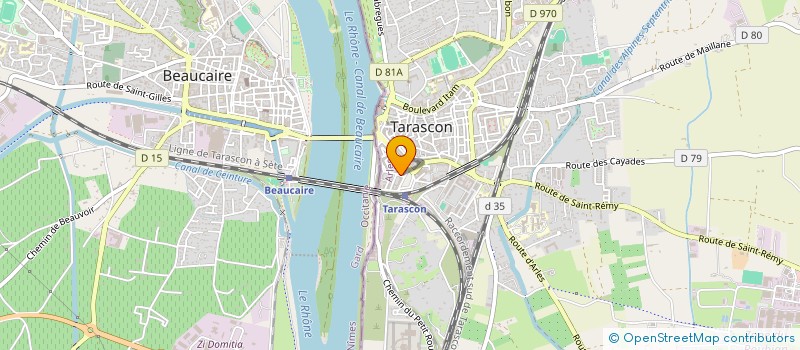 localisation de l'entreprise MONSIEUR CEDRIC MENDEZ  TARASCON