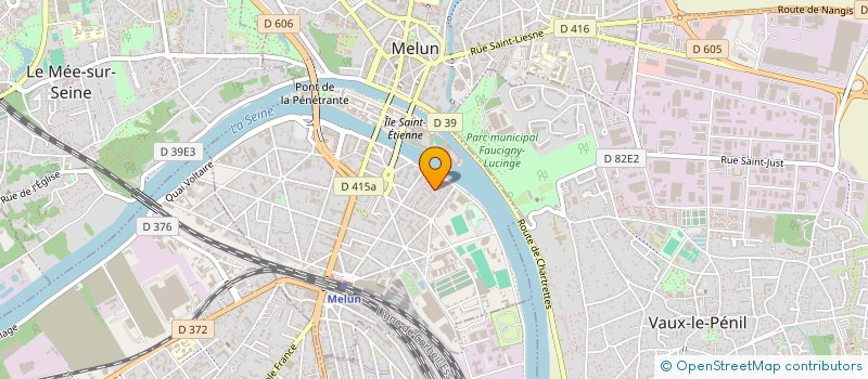 localisation de l'entreprise MONSIEUR CEDRIC MENEREUILT à MELUN