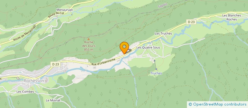 localisation de l'entreprise MONSIEUR CEDRIC MENGIN  ROCHESSON