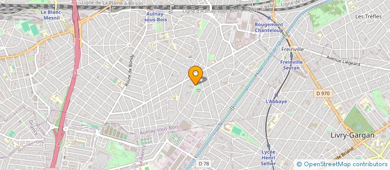 localisation de l'entreprise MONSIEUR CEDRIC MENTION  AULNAY-SOUS-BOIS