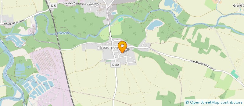 localisation de l'entreprise MONSIEUR CEDRIC MERCIER  BEAUMONT