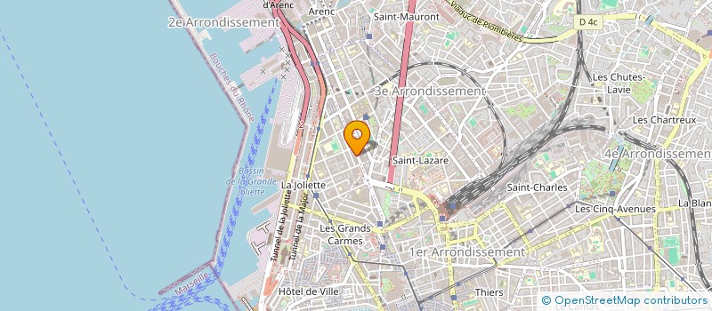 localisation de l'entreprise MONSIEUR CEDRIC MERCIER à MARSEILLE