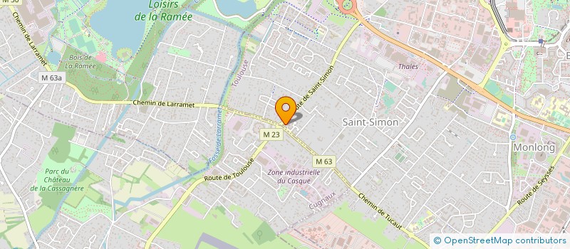 localisation de l'entreprise MONSIEUR CEDRIC MERIC à TOULOUSE