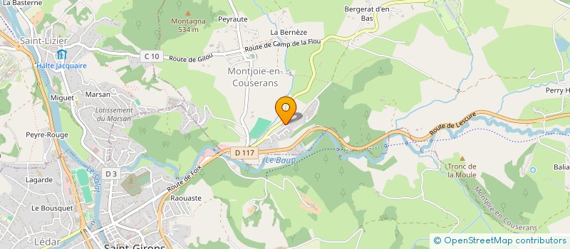 localisation de l'entreprise MONSIEUR CEDRIC MERIEUX à MONTJOIE-EN-COUSERANS