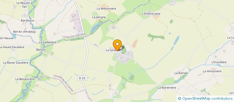 localisation de l'entreprise MONSIEUR CEDRIC MERLET à LE BOUPERE