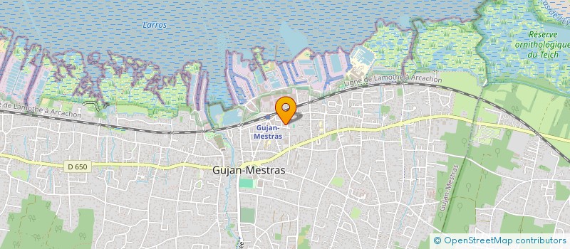 localisation de l'entreprise MONSIEUR CEDRIC MERVELAY  GUJAN-MESTRAS