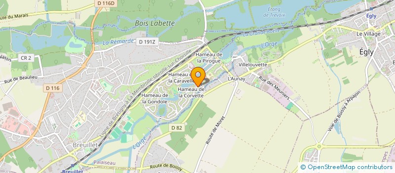 localisation de l'entreprise MONSIEUR CEDRIC MEUNIER  BREUILLET