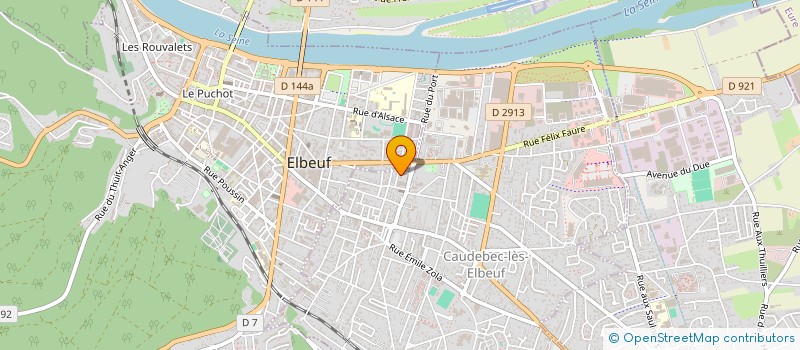 localisation de l'entreprise MONSIEUR CEDRIC MEURICE  CAUDEBEC-LES-ELBEUF