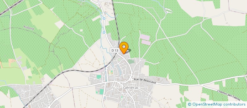 localisation de l'entreprise MONSIEUR CEDRIC MEYRUEIS  GENERAC