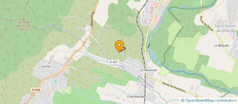 localisation de l'entreprise MONSIEUR CEDRIC MEZALTARIN  SAINT-AMBROIX