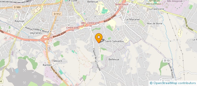localisation de l'entreprise MONSIEUR CEDRIC MIAILHE à ALBI