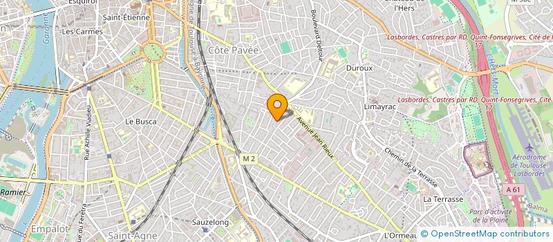 localisation de l'entreprise MONSIEUR CEDRIC MIALARET  TOULOUSE