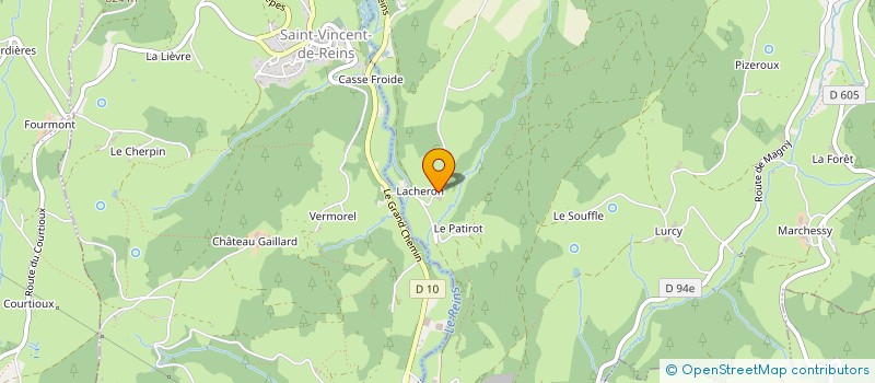 localisation de l'entreprise MONSIEUR CEDRIC MICHAL  SAINT-BONNET-LE-TRONCY