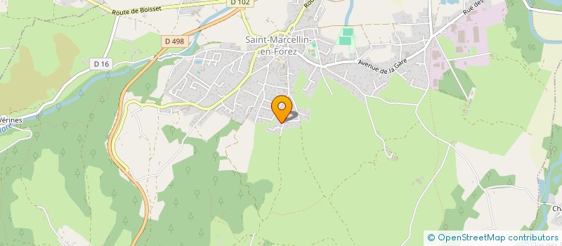 localisation de l'entreprise MONSIEUR CEDRIC MICHALON  SAINT-MARCELLIN-EN-FOREZ