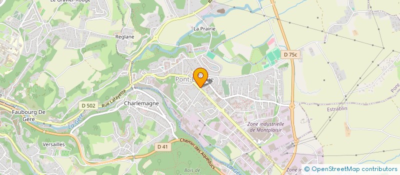 localisation de l'entreprise MONSIEUR CEDRIC MICHEL  PONT-EVEQUE