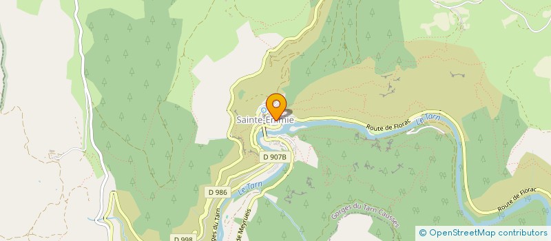 localisation de l'entreprise MONSIEUR CEDRIC MICHEL à MASSEGROS CAUSSES GORGES