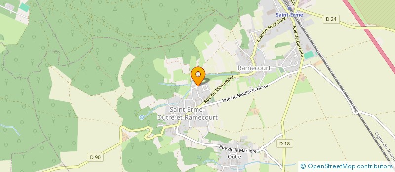 localisation de l'entreprise MONSIEUR CEDRIC MICHEL SAMINADEN à SAINT-ERME-OUTRE-ET-RAMECOURT