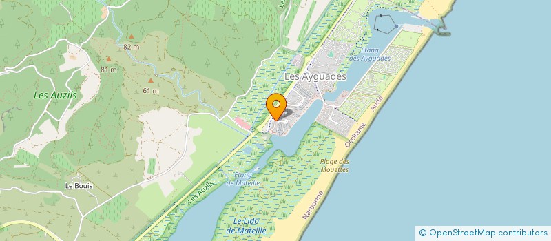 localisation de l'entreprise MONSIEUR CEDRIC MICHELOT  GRUISSAN