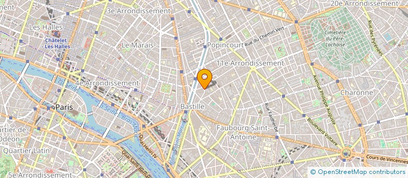 localisation de l'entreprise MONSIEUR CEDRIC MIGNON  PARIS