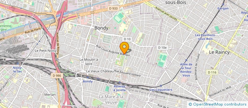 localisation de l'entreprise MONSIEUR CEDRIC MILLET  BONDY