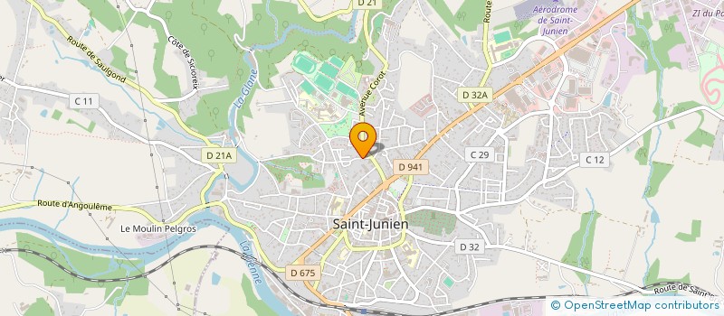 localisation de l'entreprise MONSIEUR CEDRIC MINETTE  SAINT-JUNIEN