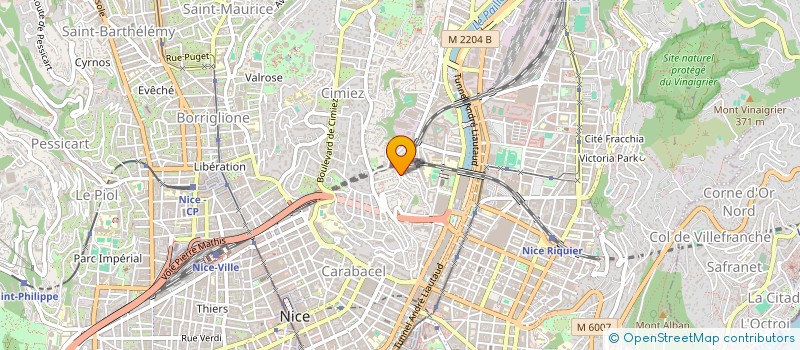localisation de l'entreprise MONSIEUR CEDRIC MIRETE à NICE