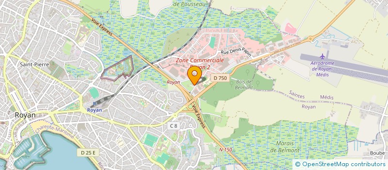 localisation de l'entreprise MONSIEUR CEDRIC MIRLOUX  ROYAN