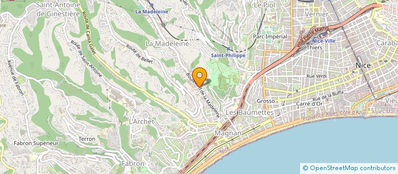 localisation de l'entreprise MONSIEUR CEDRIC MISSUD à NICE