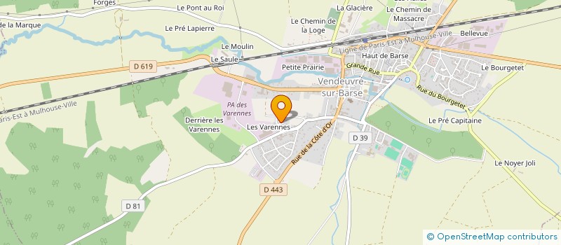 localisation de l'entreprise MONSIEUR CEDRIC MOCQUART à VENDEUVRE-SUR-BARSE