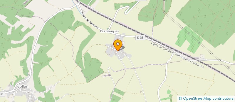 localisation de l'entreprise MONSIEUR CEDRIC MOINE  TISSEY