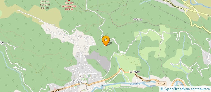 localisation de l'entreprise MONSIEUR CEDRIC MOINEL  THUEYTS