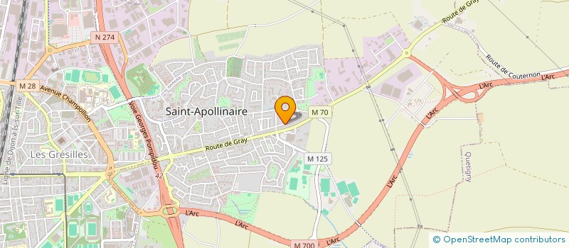 localisation de l'entreprise MONSIEUR CEDRIC MOINO à SAINT-APOLLINAIRE