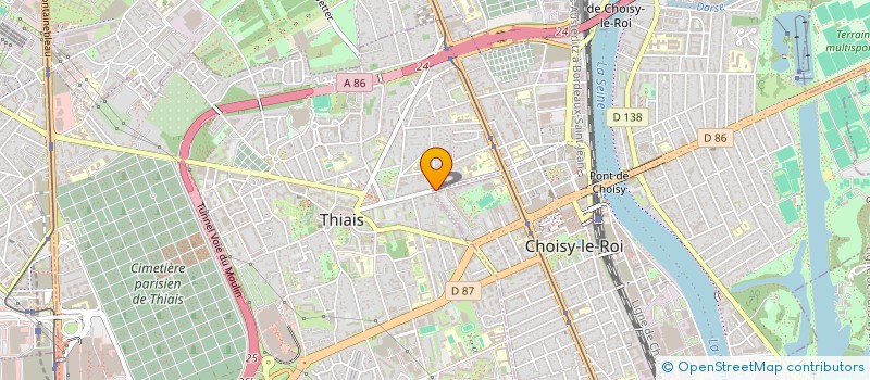 localisation de l'entreprise MONSIEUR CEDRIC MON  CHOISY-LE-ROI