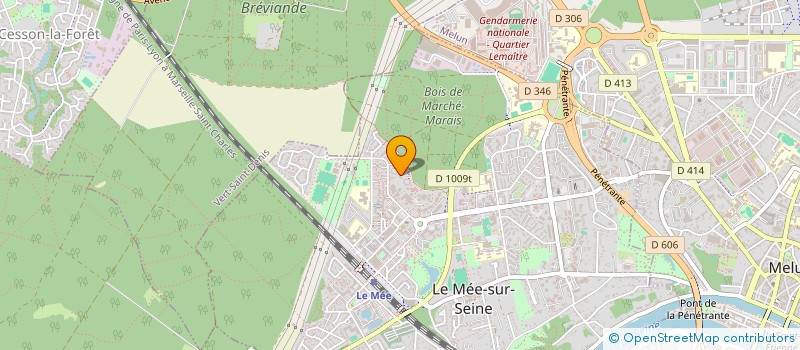 localisation de l'entreprise MONSIEUR CEDRIC MONA  LE MEE-SUR-SEINE