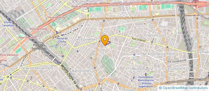 localisation de l'entreprise MONSIEUR CEDRIC MONCOURTOIS  PARIS