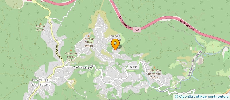 localisation de l'entreprise MONSIEUR CEDRIC MONDET à FREJUS