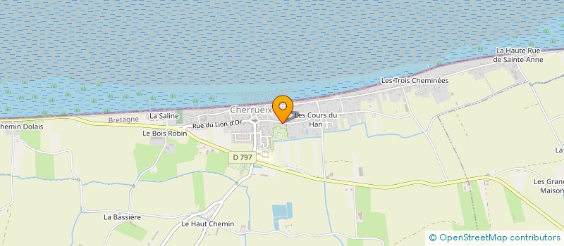 localisation de l'entreprise MONSIEUR CEDRIC MONGIN  CHERRUEIX