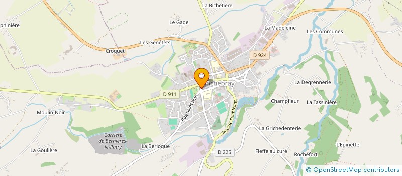localisation de l'entreprise MONSIEUR CEDRIC MONROTY à TINCHEBRAY-BOCAGE