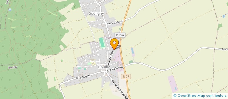 localisation de l'entreprise MONSIEUR CEDRIC MONTICONE  BOUILLY